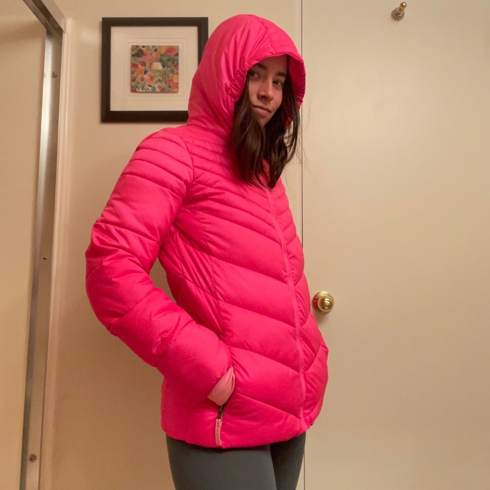 Champion kids jacket XL  neon pink